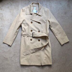 J. Crew Classic Tan Trench Coat